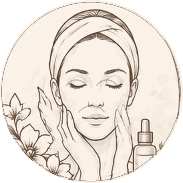 Anti-Aging Facial Massage illustration