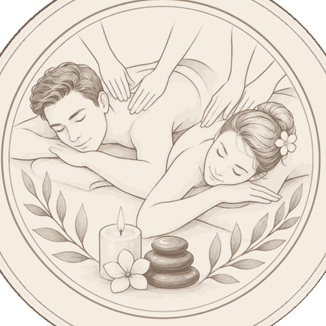 Couples Massage illustration