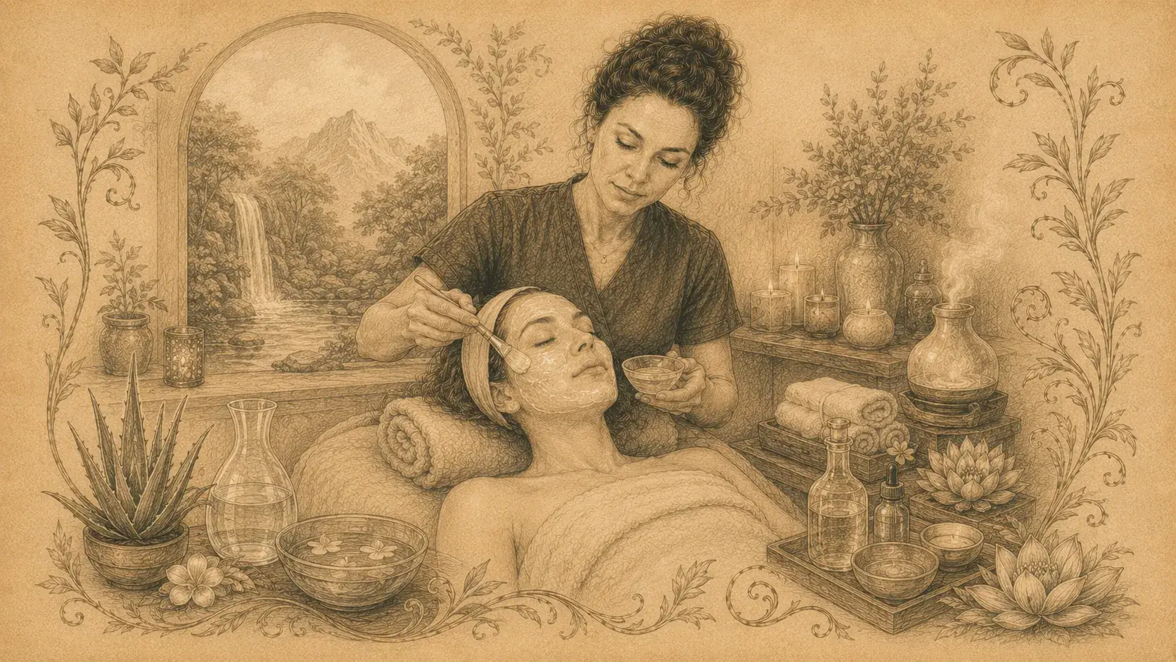 Hydrating facial for winter skin care in Alberta