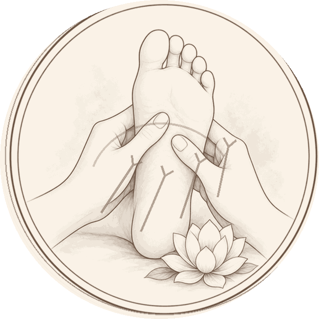Lymphatic Drainage Massage illustration