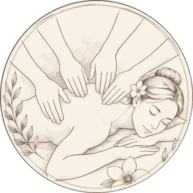 4 Hands Massage illustration