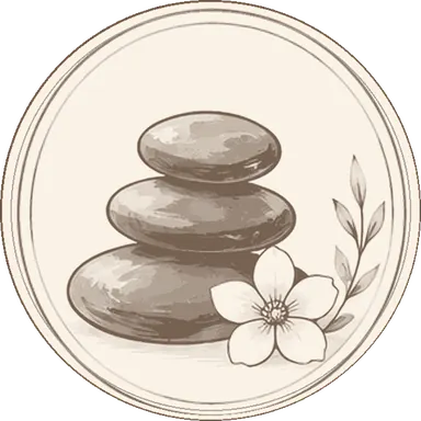 Hot Stone Massage illustration