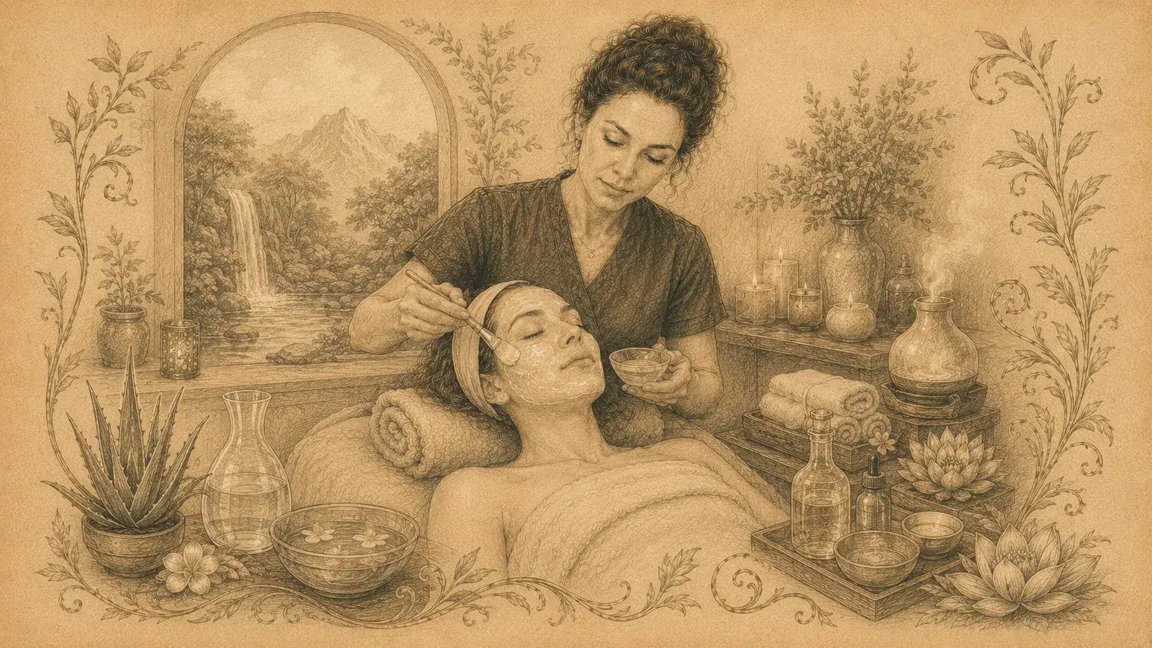 Hydrating facial for winter skin care in Alberta