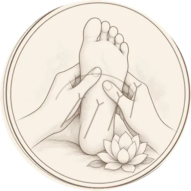 Lymphatic Drainage Massage illustration
