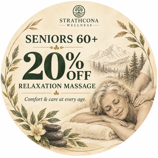 Seniors 60 plus relaxation massage offer